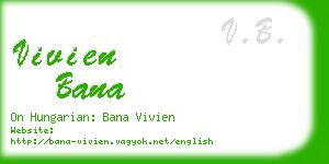 vivien bana business card